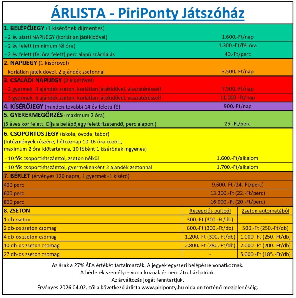 árlista web 260402