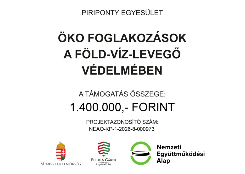 projekt tábla piriponty egyesület neao 2026